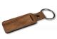 wooden & leather keyring