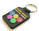 soft pvc flexifob keyring
