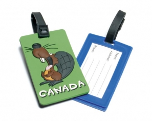 3-d soft pvc luggage tag