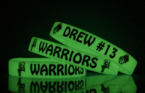 silicon wristbands - glow-in-the-dark